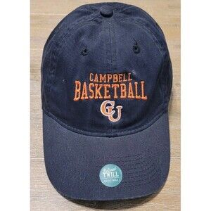 Campbell University Fighting Camels Basketball Hat Black & Orange Cap